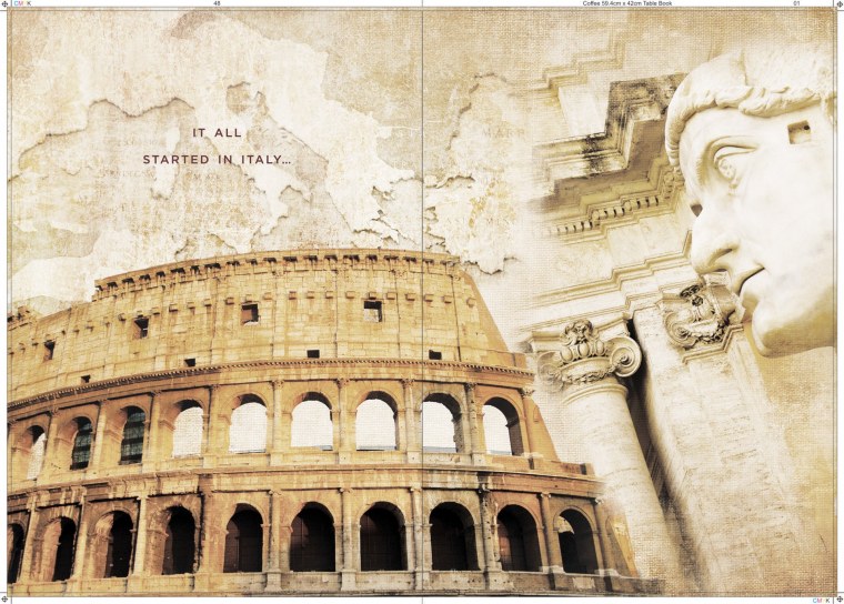 Древний Рим на фоне Колизея