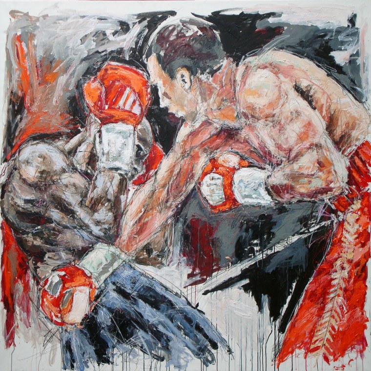 Бокс картины художников