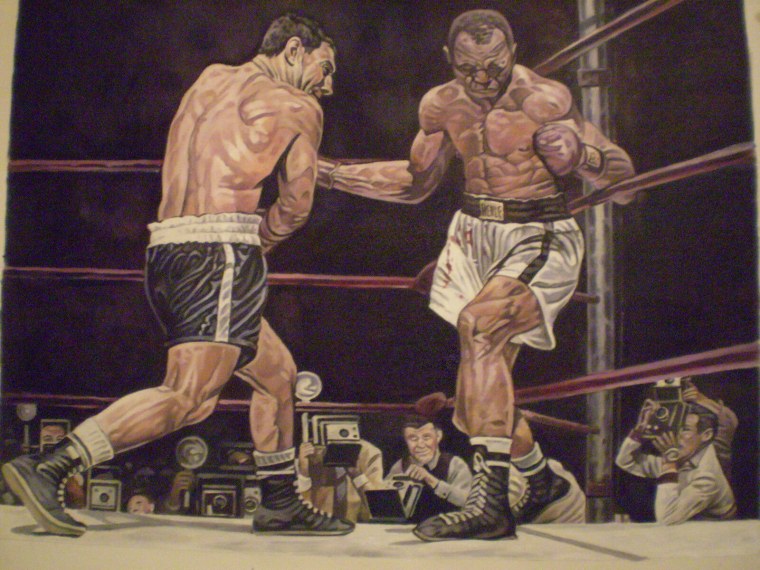 Рокки Марчиано и Джек Демпси