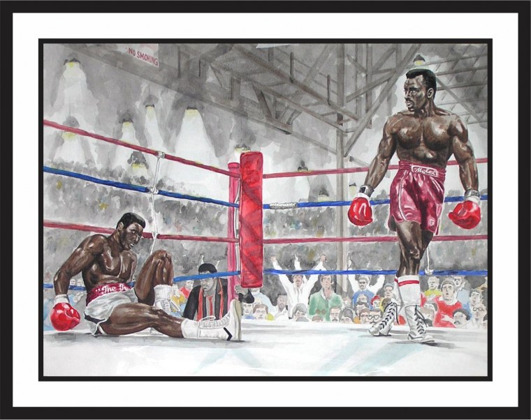 Бокс картина арт