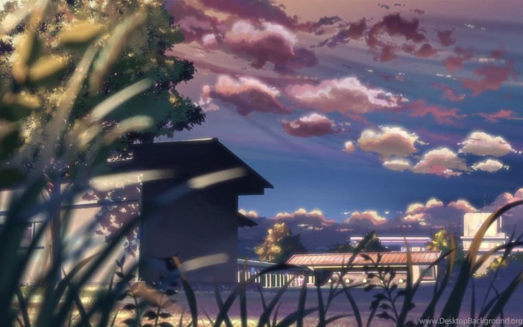 Японский дом внутри аниме