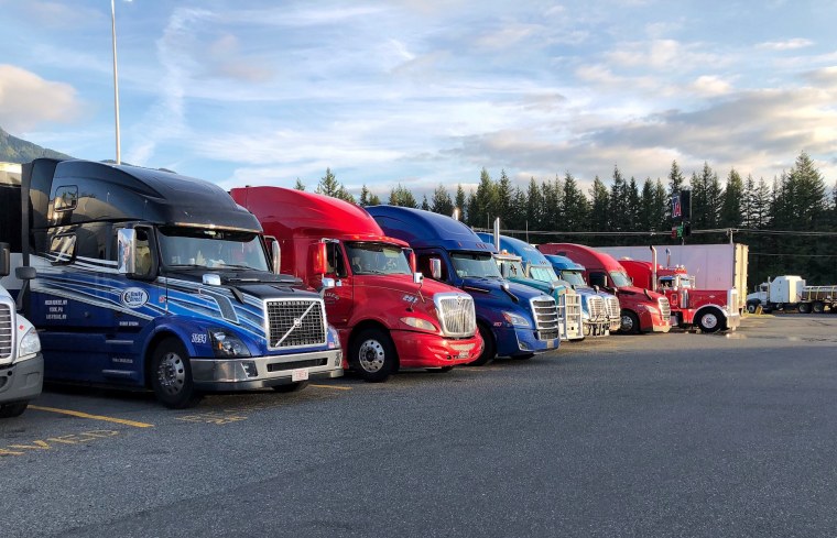 Freightliner стоянка