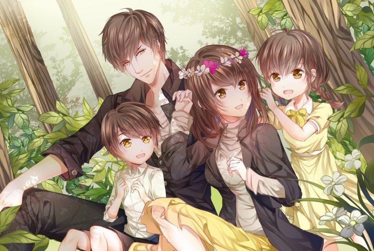 Аниме семья