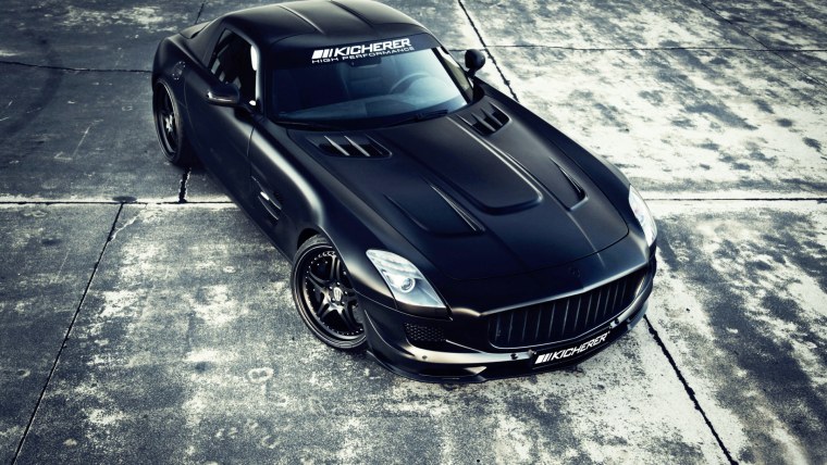 Черные обои машины