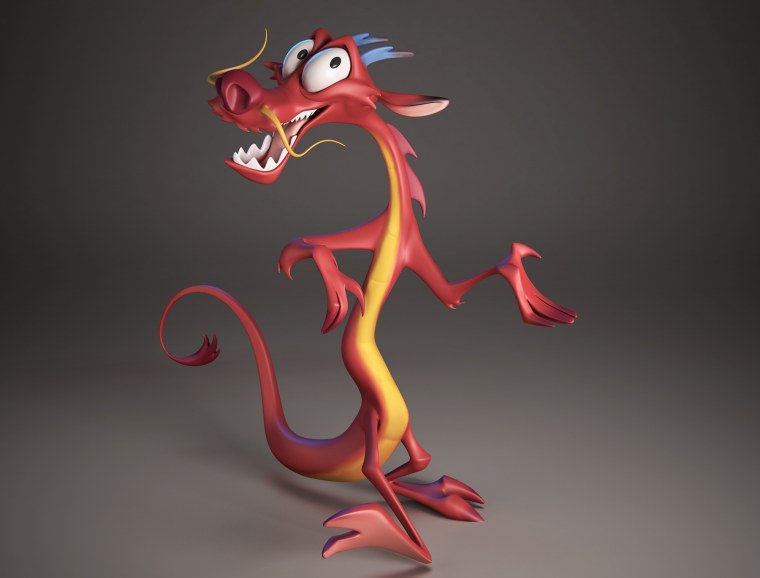 Мулан дракон мушу арт