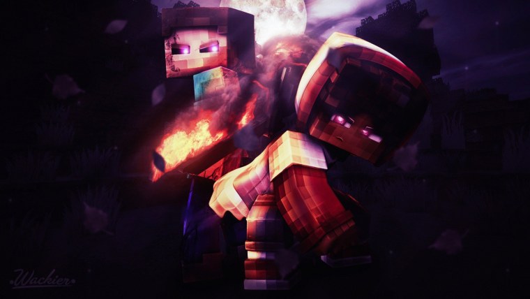 Крутые обои с МАЙНКРАФТОМ