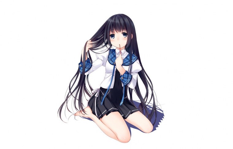 Аниме на белом фоне