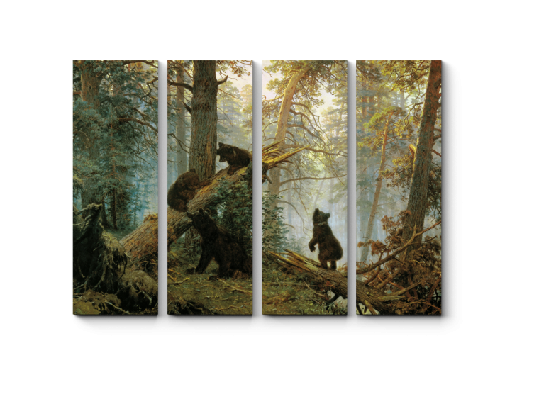 Васнецов медведи в Сосновом Бору