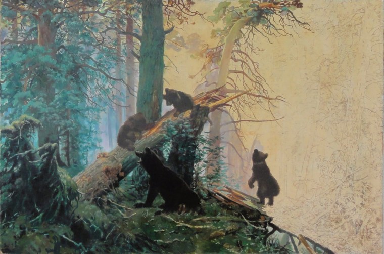 Шишкин утро в Сосновом лесу