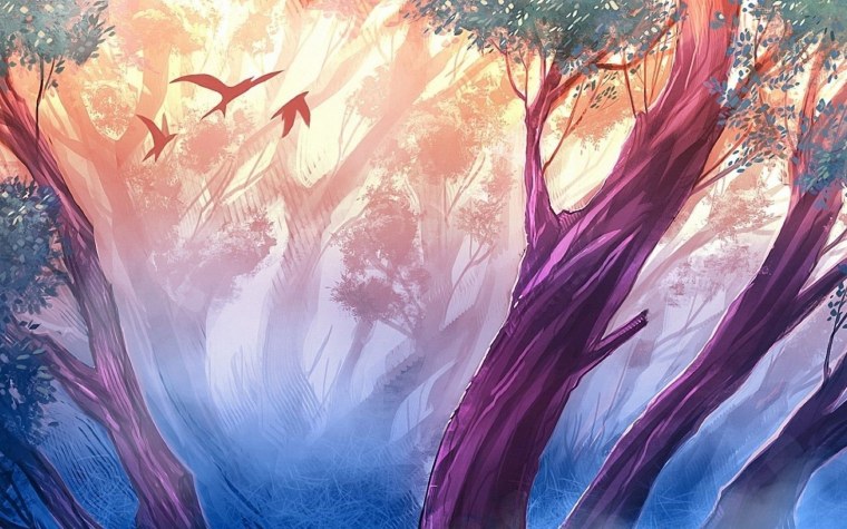 Красивое дерево арт