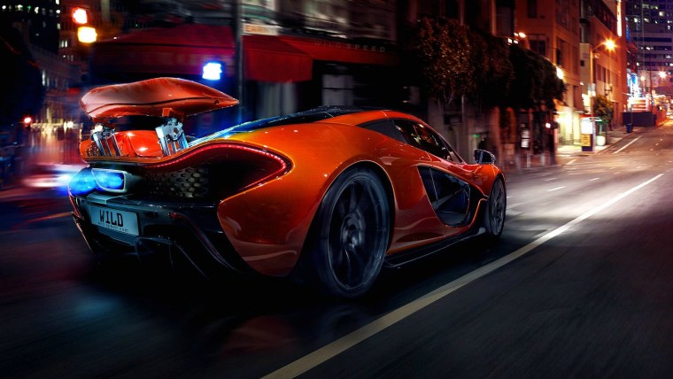 MCLAREN p1 красный