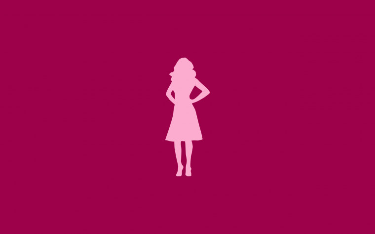 Девушка с открытым ртом рисунок