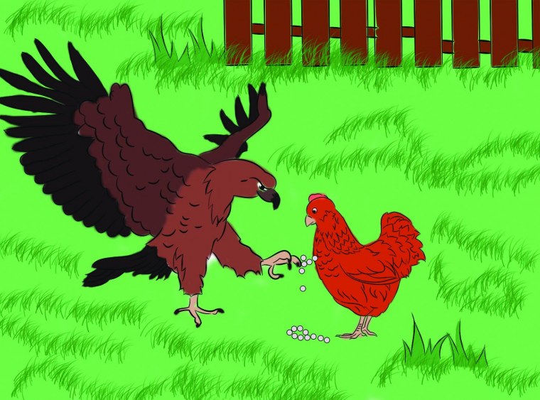 Петух против орла