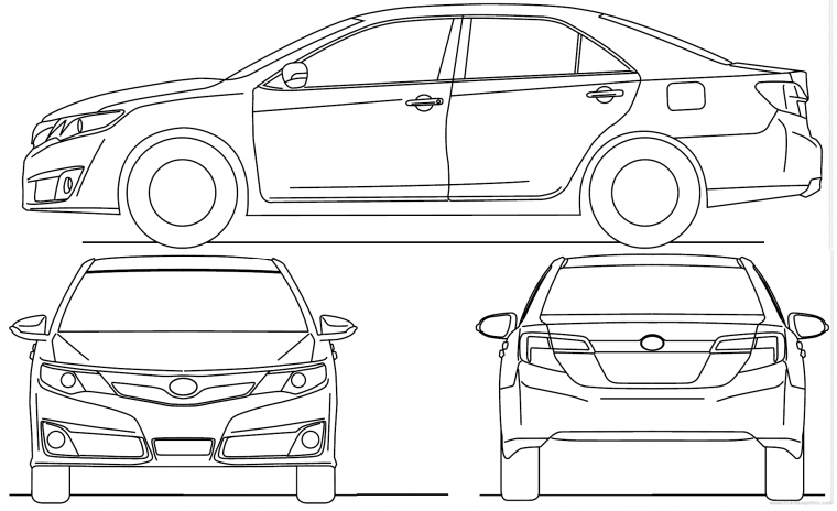 Toyota Camry Blueprint