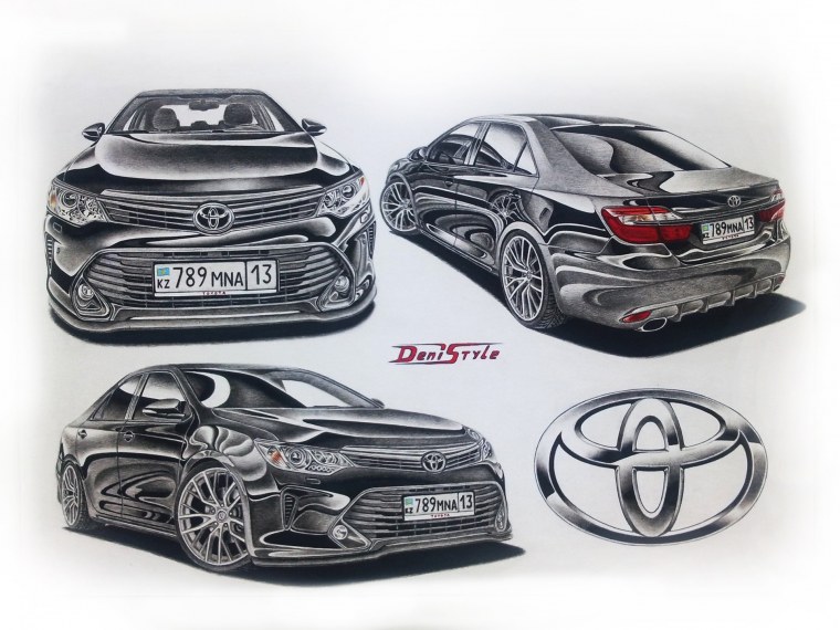 Камри 55 рисунок
