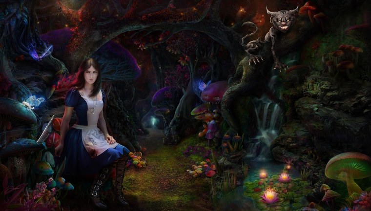 Чеширский кот Alice Madness Returns Art