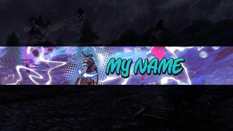 Шапка канала ФОРТНАЙТ без Ника