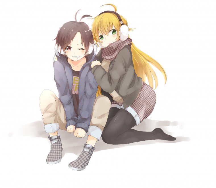 Сайори обнимашки