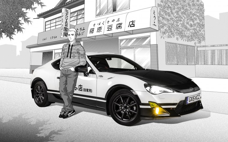 Такахаши Кейске initial d машина 1080