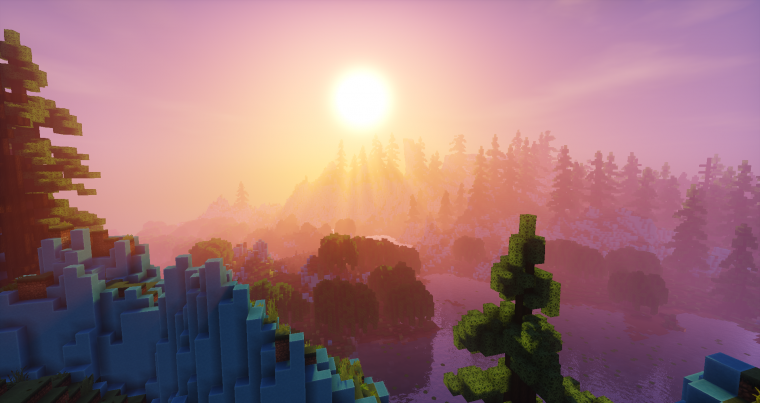 Minecraft красивый вид