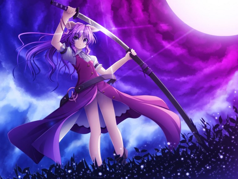 Аниме с фиолетовыми волосами