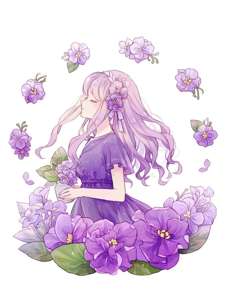 Тян с космическими волосами