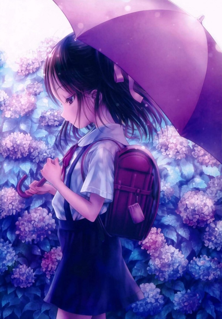 Ююко Touhou арт