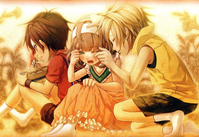 Аниме амнезия поцелуй друзья детства