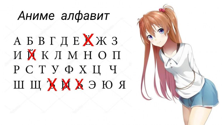 Алфавит АНИМЕШНИКА