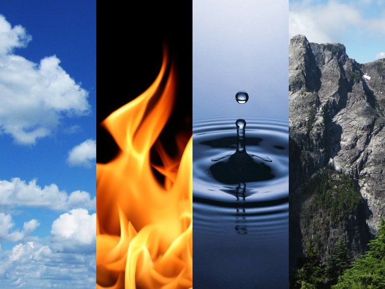 Стихии природы воздух вода огонь земля