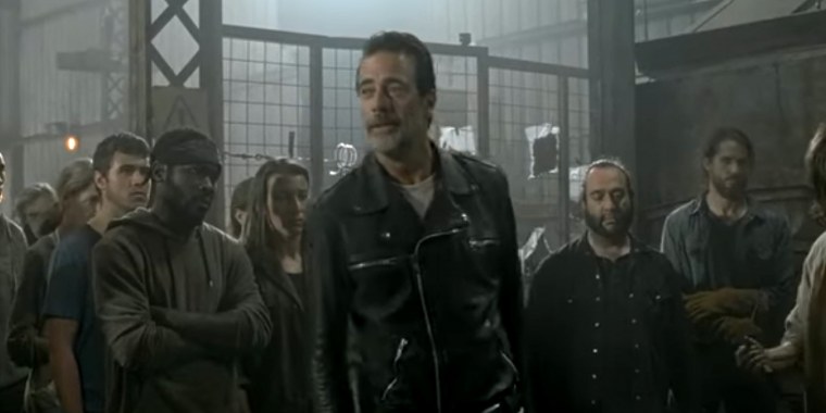 Ниган без футболки