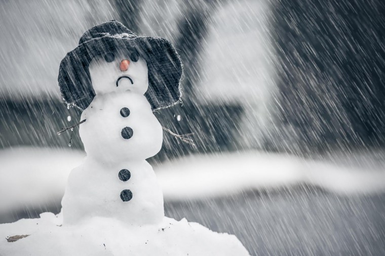 Дождь зимой