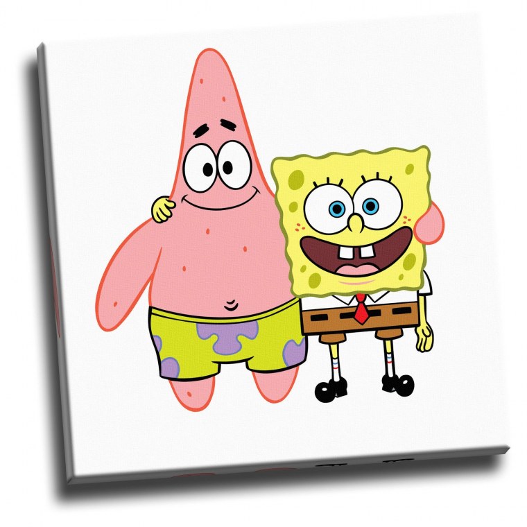 Плакат губка Боб квадратные штаны