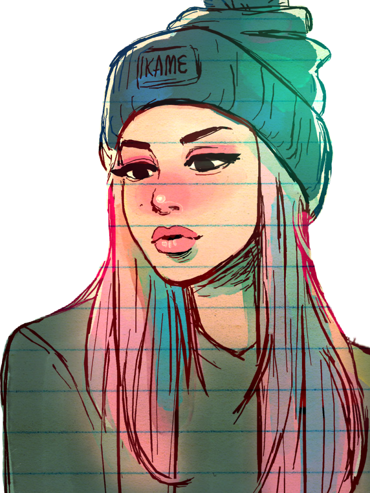 Крутые рисунки для срисовки для девочек