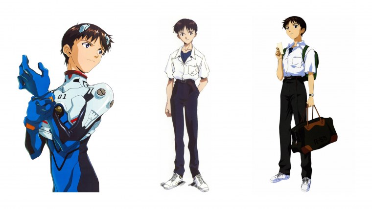 Синдзи Евангелион в полный рост