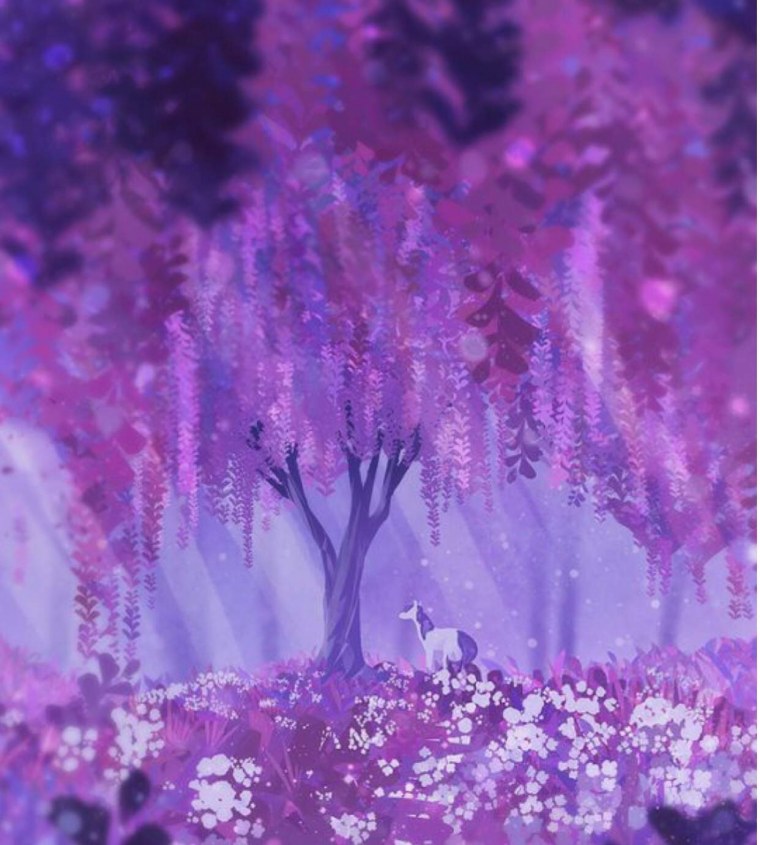 Фиолетовые арты