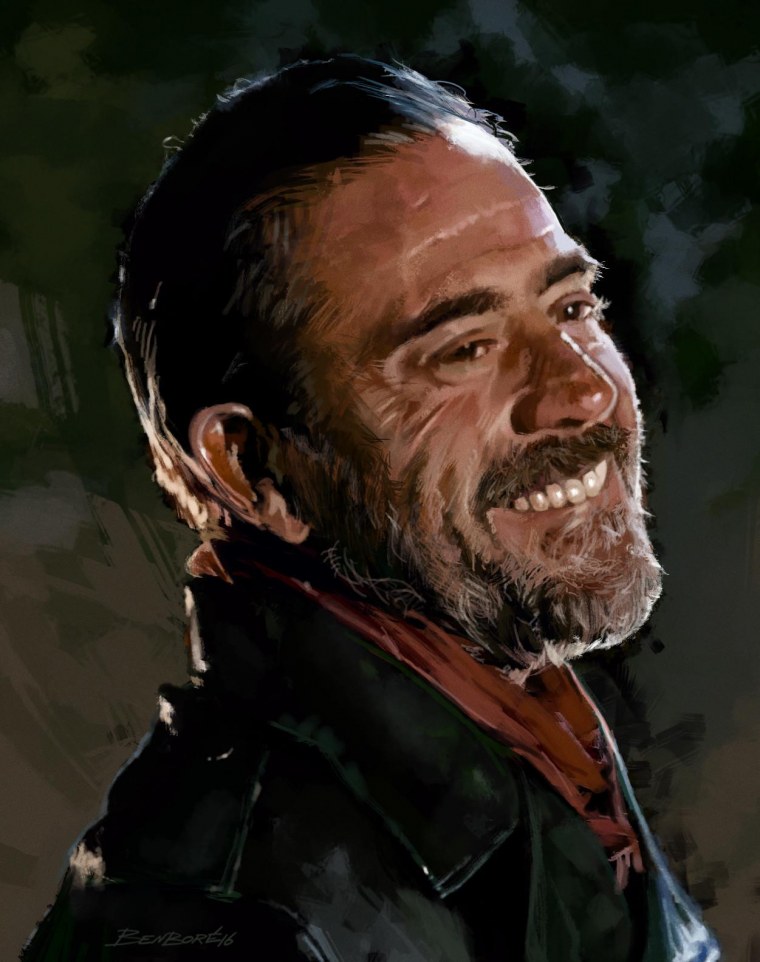 Ходячие мертвецы Ниган арты