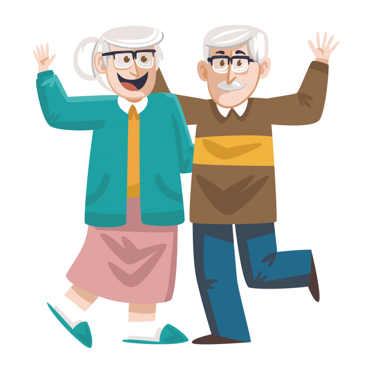 Мультяшные пенсионеры