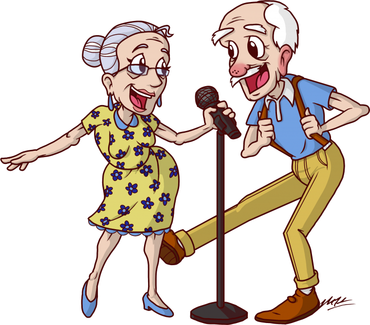 Мультяшные старики