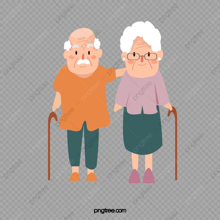 Радостный дедушка