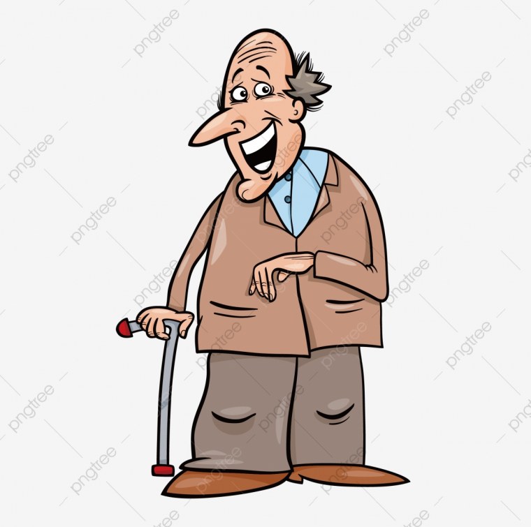 Мультяшный дед