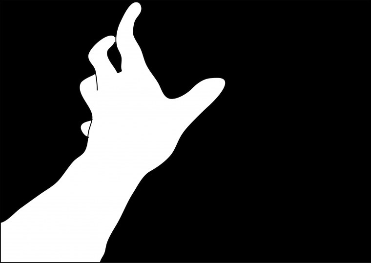 Руки на черном фоне Эстетика