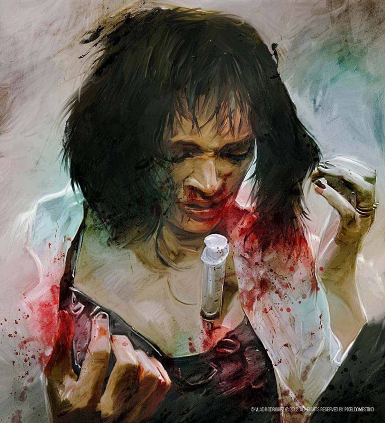 Криминальное чтиво Миа Уоллес арт