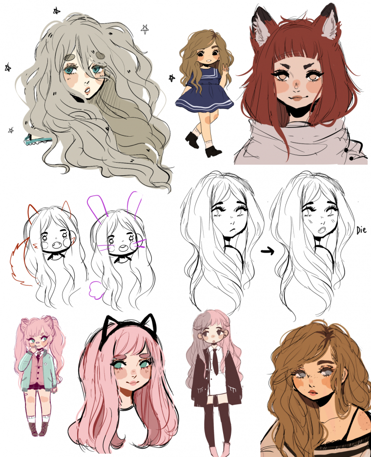 Красивые стили рисования