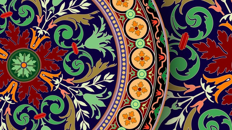 Татарский орнамент фон