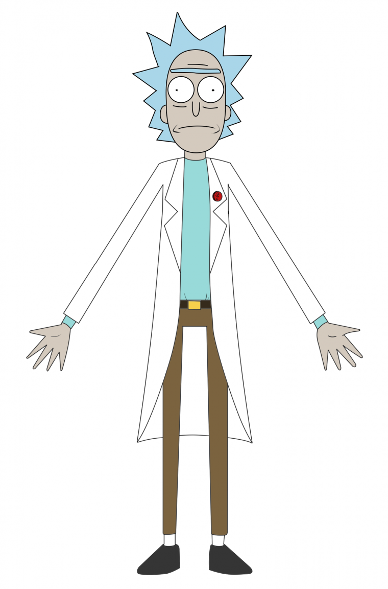 Рик и Морти в полный рост