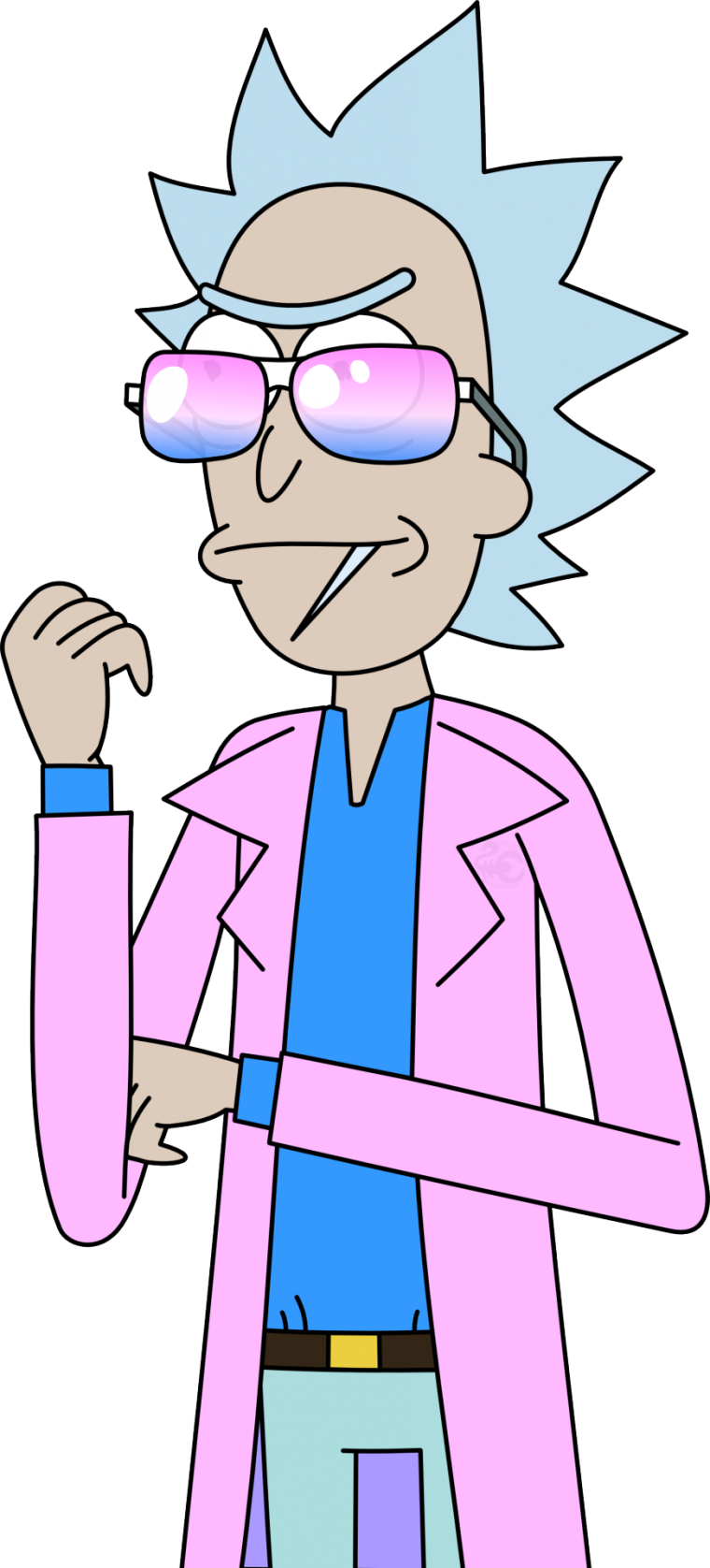 Рик Санчес в очках