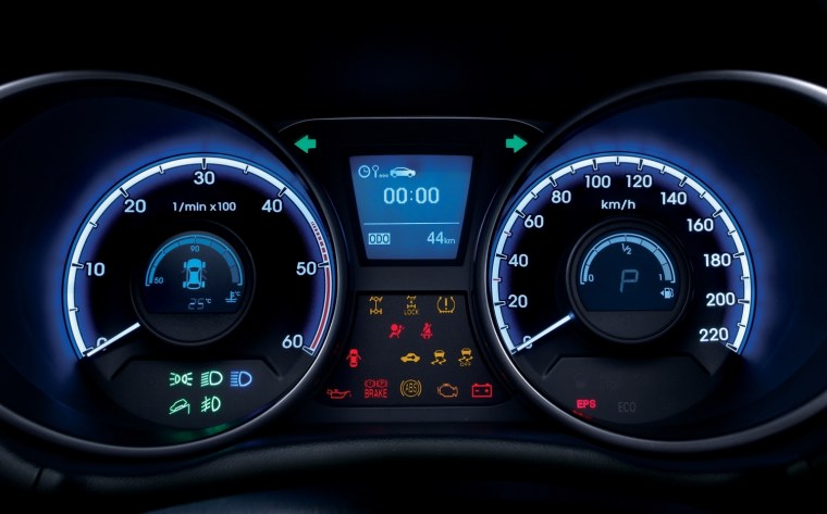 Hyundai ix35 приборная панель