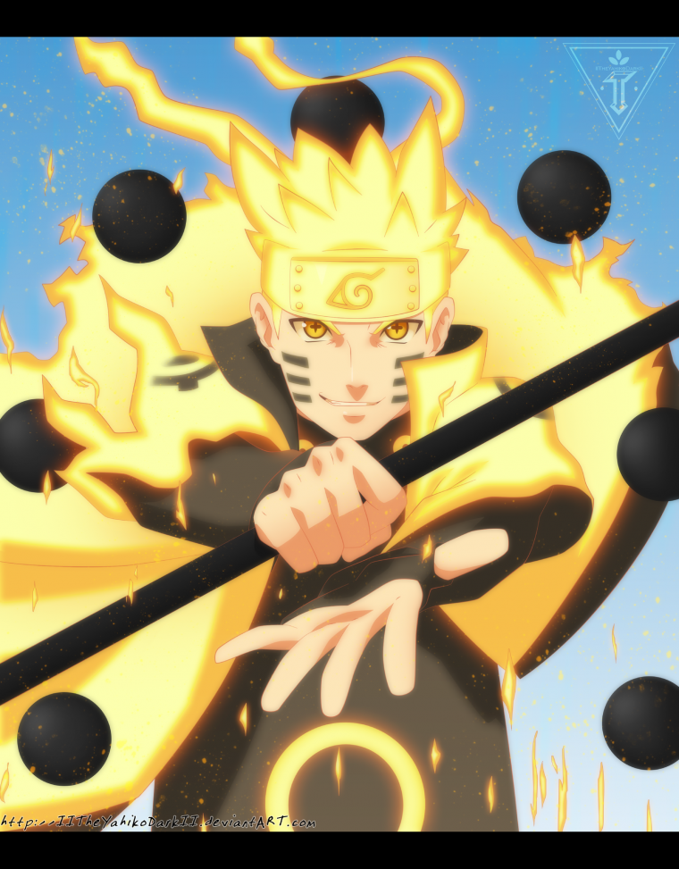 Наруто Узумаки в режиме мудреца шести путей