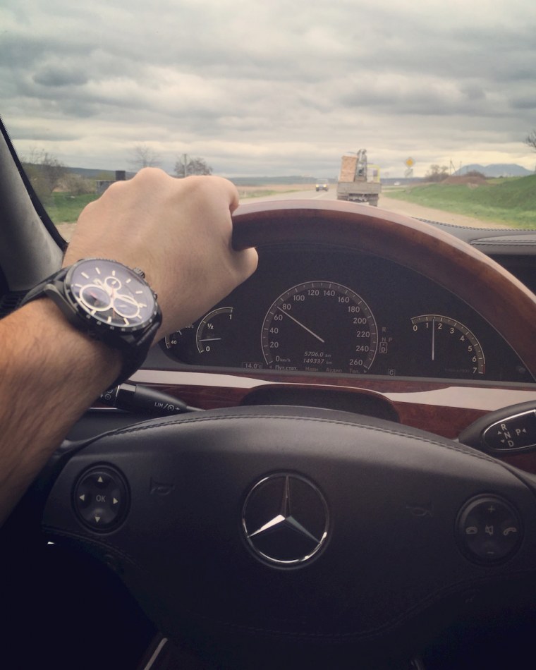 Мерседес c204 за рулём